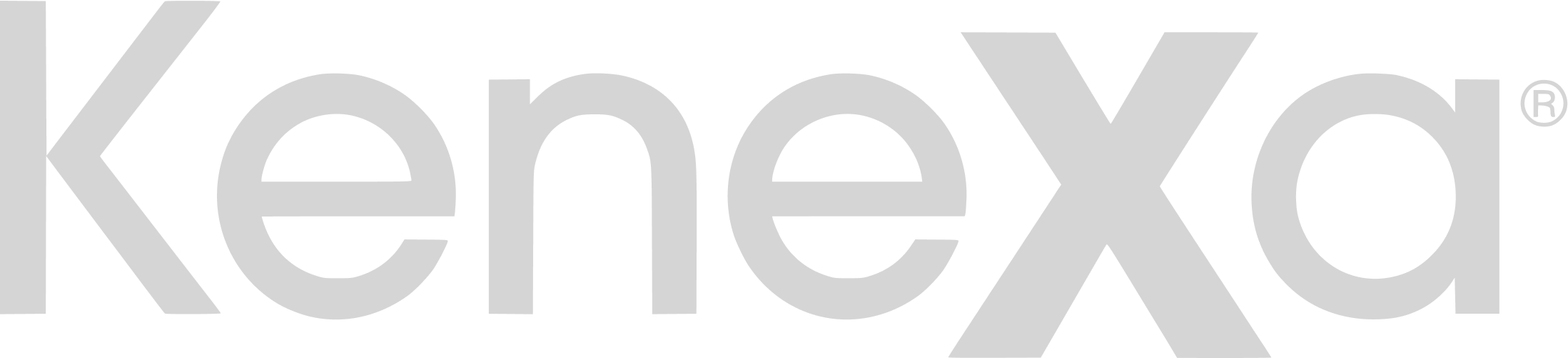Kenexa logo in greyscale