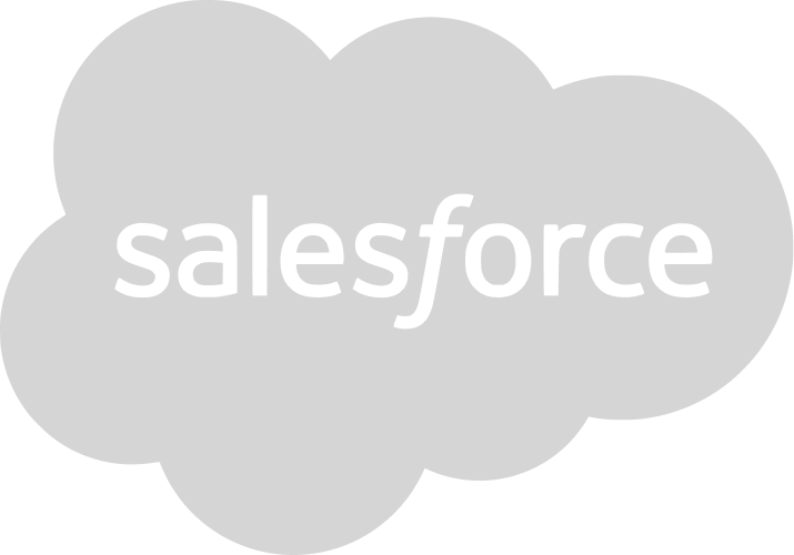 Salesforce logo in greyscale